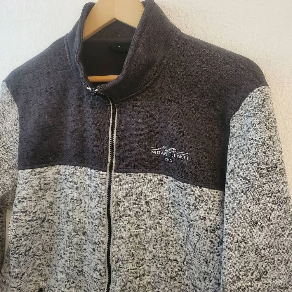 NWOT Prairie Mountain Moab Utah Unisex Full-zip Jacket: M: Soft, outdoor, hiking